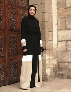 Three Toned Abaya