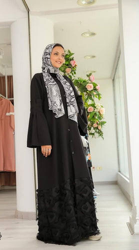 Modern Black Abaya