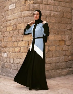 Aqua Blue Abaya
