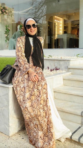 Snake Print Dress