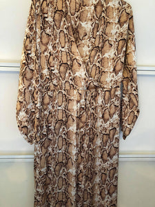 Snake Print Dress